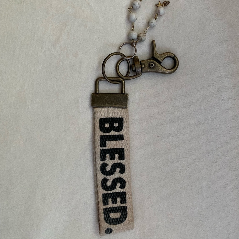 Natural Life Blessed keychain !!